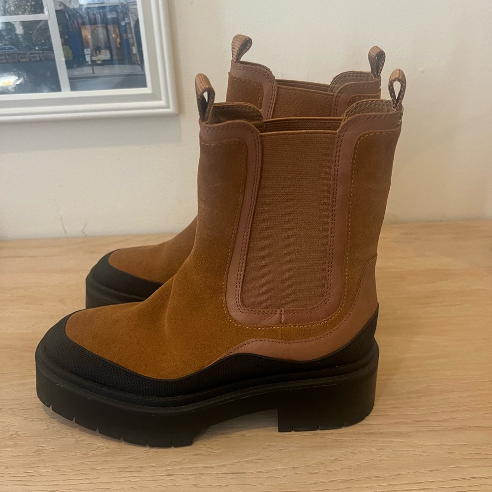 Sam Edelman Brown Chelsea Boots